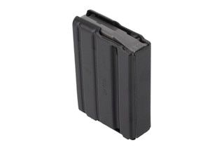 D&H Industries Aluminum 5.56 NATO 10 Round Magazine has a grey Magpul anti-tilt follower.